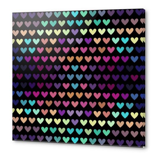 Cute Hearts #4 Acrylic prints by Amir Faysal