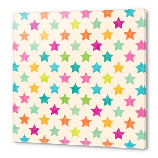 Colorful Star Acrylic prints by Amir Faysal