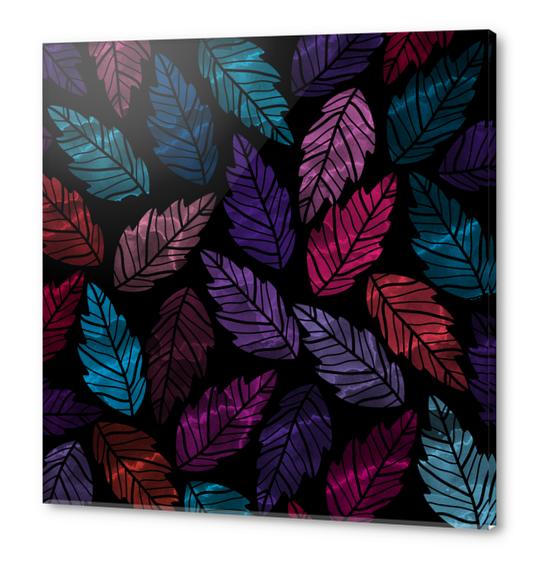 Leaves X 0.1 Acrylic prints by Amir Faysal