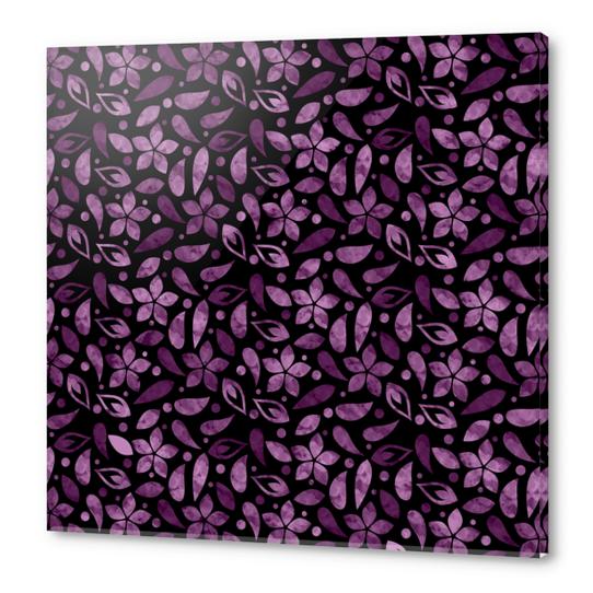 LOVELY FLORAL PATTERN X 0.2 Acrylic prints by Amir Faysal