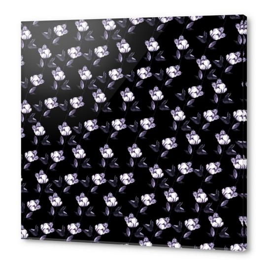 Floralz #3 Dark Acrylic prints by PIEL Design