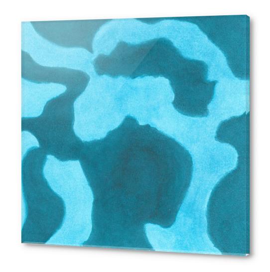 Blue Rising Acrylic prints by ShinyJill