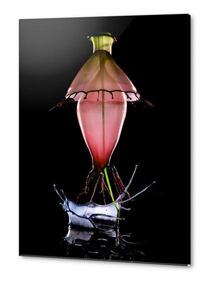 Red lamp Acrylic prints by Jarek Blaminsky