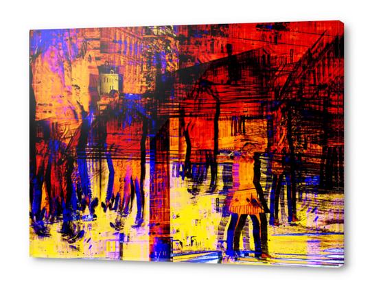 People at Hamburg Acrylic prints by Gabi Hampe