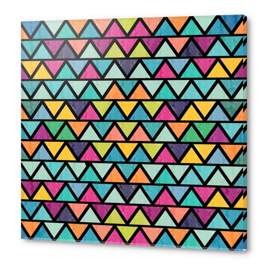 Lovely Geometric Background Acrylic prints by Amir Faysal