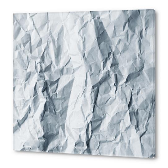 Wrinkled paper Acrylic prints by Alexandre Ibáñez