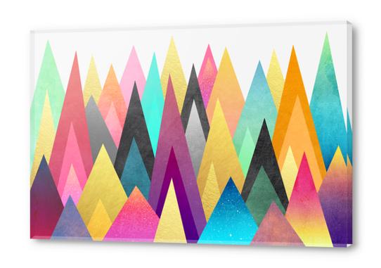 Dreamy Peaks Acrylic prints by Elisabeth Fredriksson