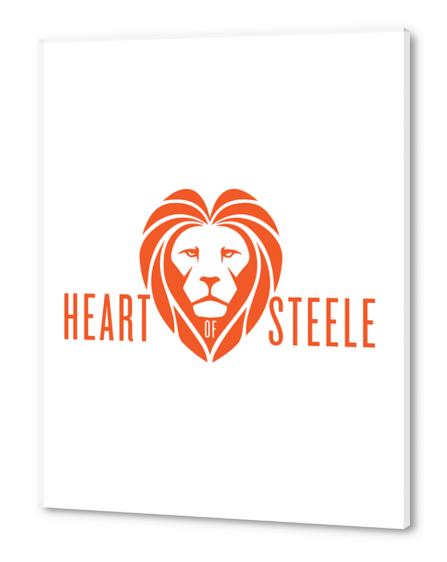 Heart of Steele (Orange) Acrylic prints by bthwing