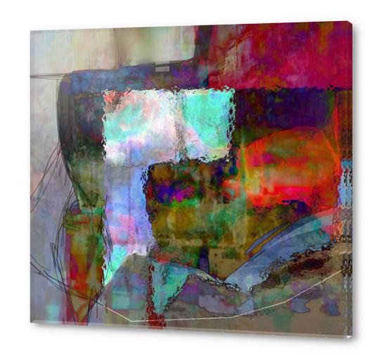 Espace temps Acrylic prints by jacques chiron