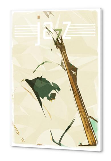 Contrabassist. Jazz Club Poster Acrylic prints by cinema4design