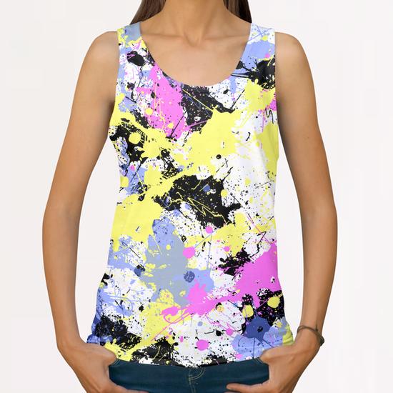 Paint Splash X 0.1 All Over Print Tanks by Amir Faysal