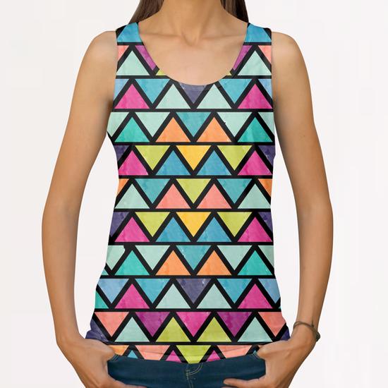 Lovely Geometric Background All Over Print Tanks by Amir Faysal