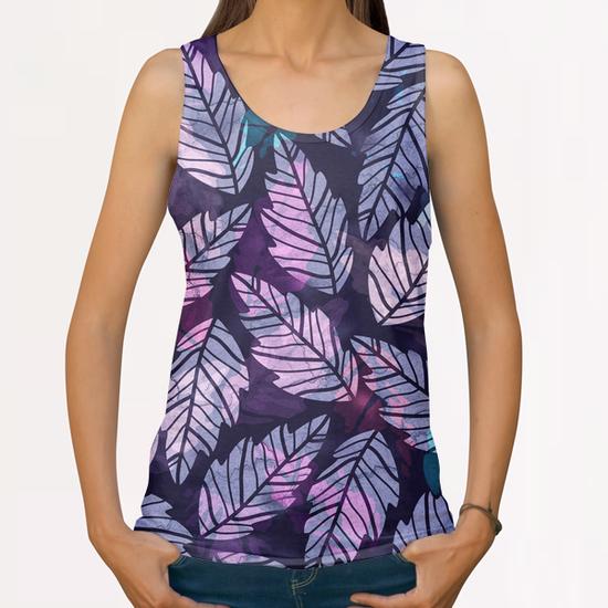 Watercolor Floral X 0.4 All Over Print Tanks by Amir Faysal