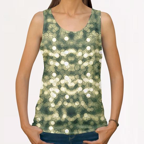 Abstract circle All Over Print Tanks by Amir Faysal