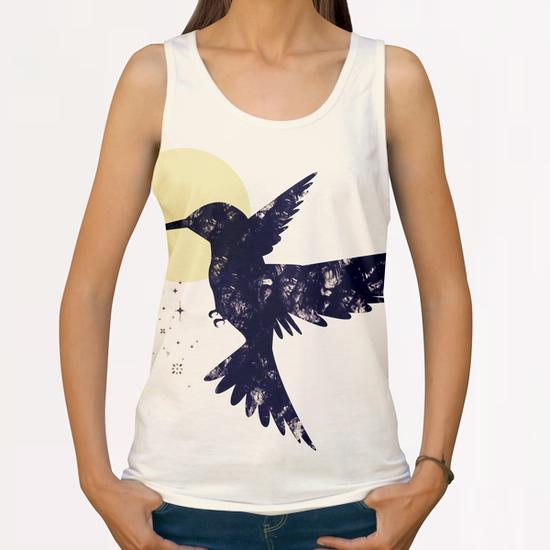 Bird X All Over Print Tanks by Amir Faysal