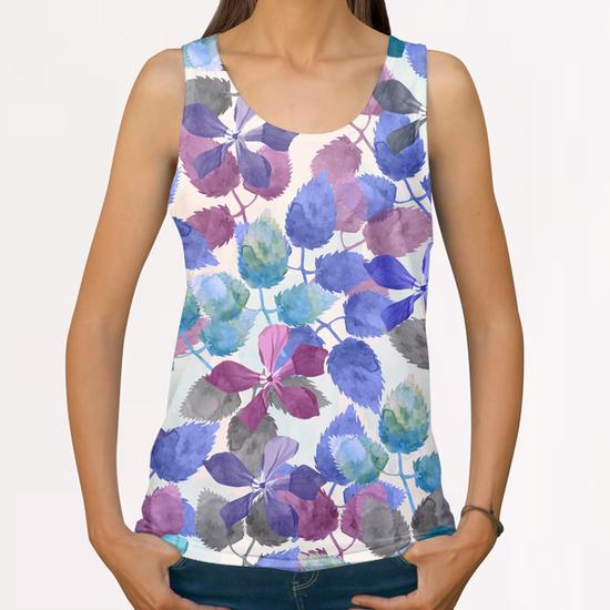 Botanical Garden All Over Print Tanks by Amir Faysal