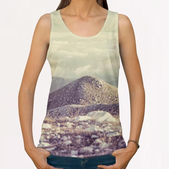 Mountains in the background IV All Over Print Tanks by Salvatore Russolillo