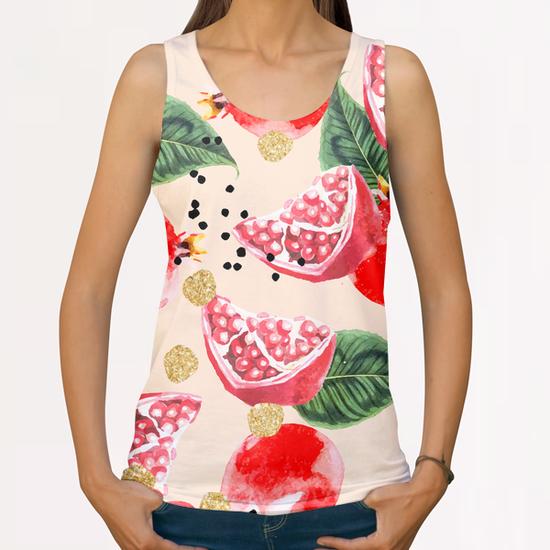 Sweet Pom All Over Print Tanks by Uma Gokhale