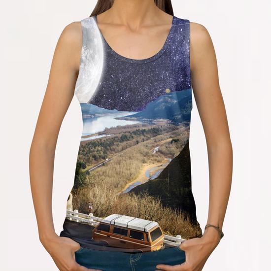 TRAVEL All Over Print Tanks by GloriaSanchez