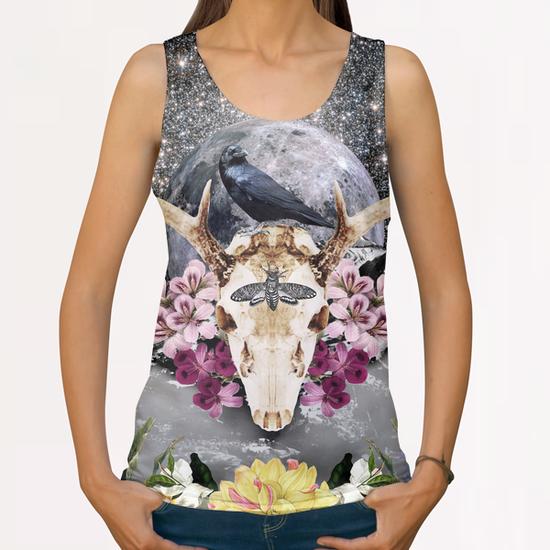 RAVEN All Over Print Tanks by GloriaSanchez