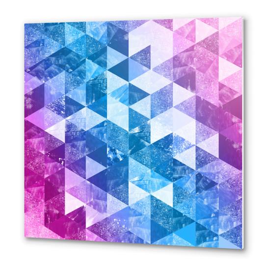 Abstract Geometric Background #19 Metal prints by Amir Faysal