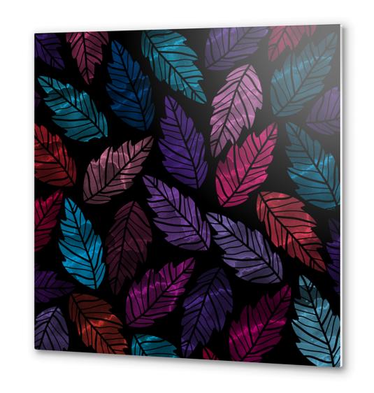 Leaves X 0.1 Metal prints by Amir Faysal