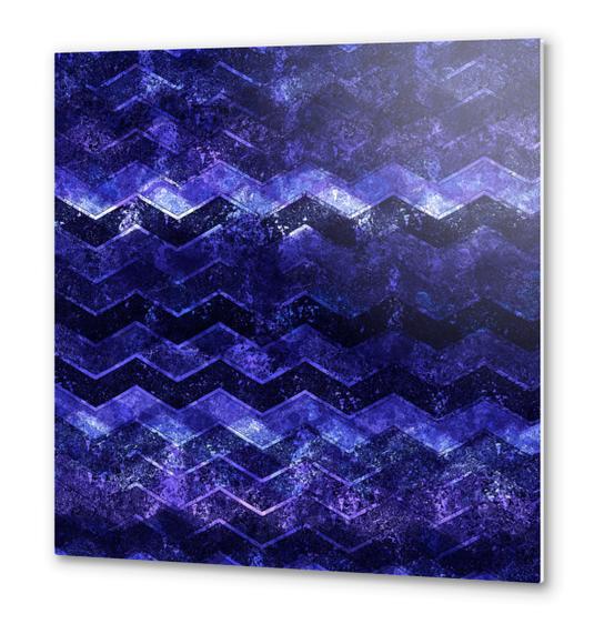 Abstract Chevron X 0.3 Metal prints by Amir Faysal