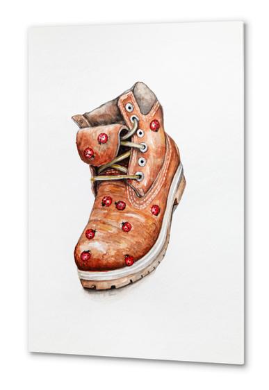 Boot Metal prints by Nika_Akin