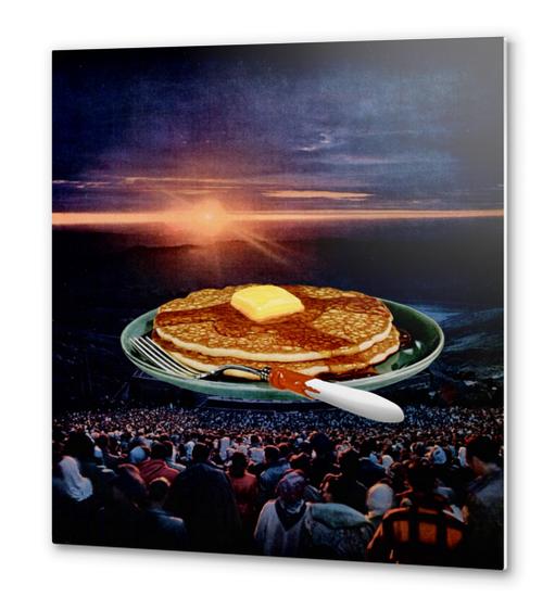 Breakfast Metal prints by Lerson