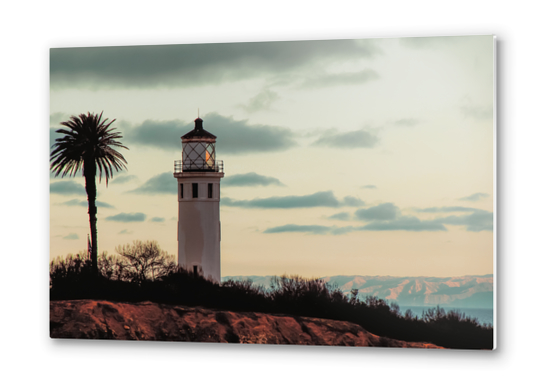 Lighthouse at Point Vicente Lighthouse California USA Metal prints by Timmy333