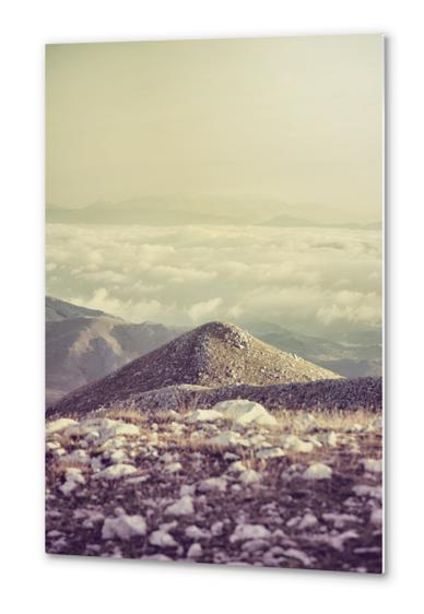 Mountains in the background IV Metal prints by Salvatore Russolillo