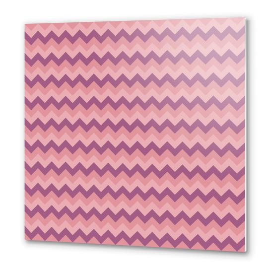 Lovely Chevron Metal prints by Amir Faysal