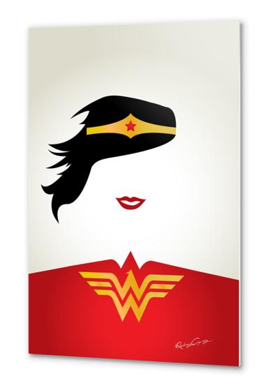 WONDER WOMAN Metal prints by Roberto Caporilli