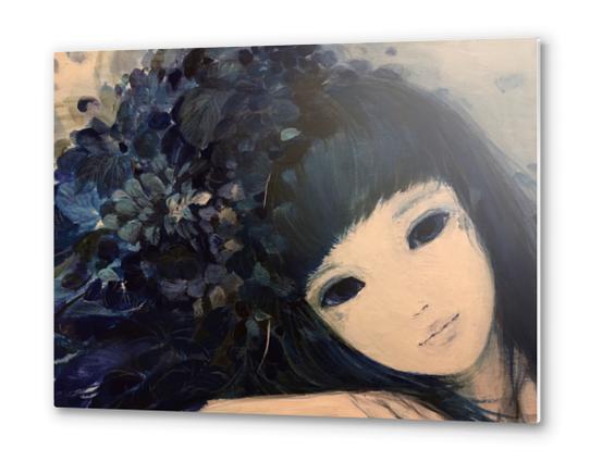 Blue 27 Metal prints by Ai Natori