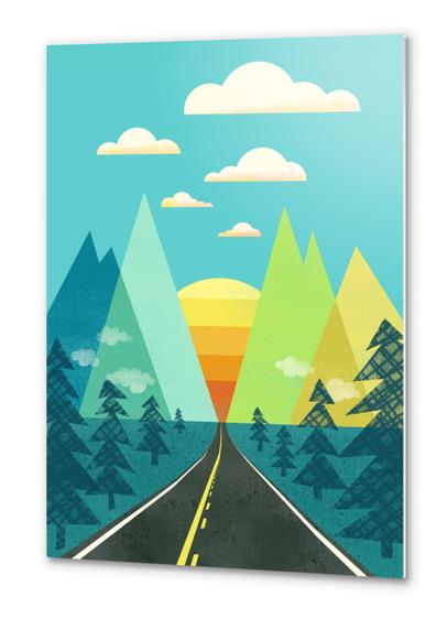 the Long Road Metal prints by Jenny Tiffany