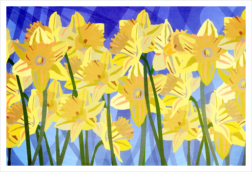 Spring Daffodils Art Print by paulgoddard