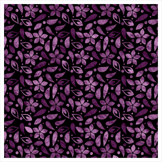 LOVELY FLORAL PATTERN X 0.2 Art Print by Amir Faysal