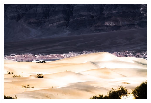 sand dunes at Death Valley national park, California, USA Art Print by Timmy333