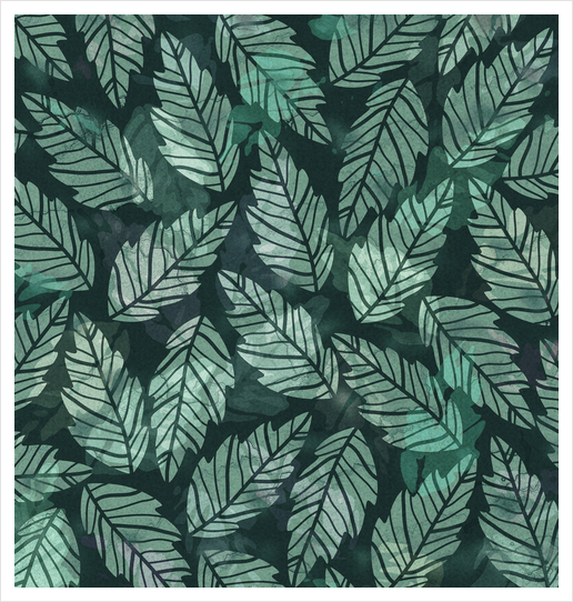 Leaves #1 Art Print by Amir Faysal