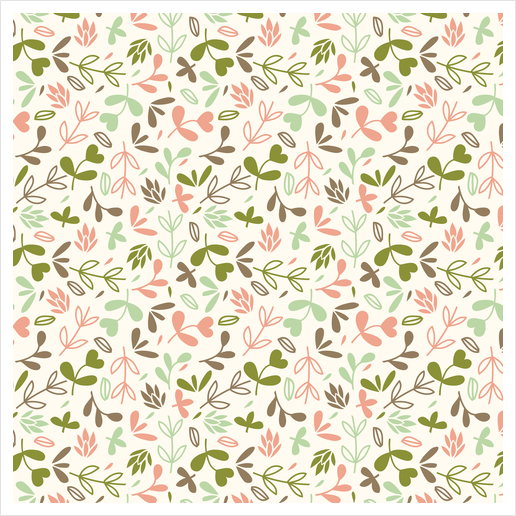 LOVELY FLORAL PATTERN X 0.20 Art Print by Amir Faysal