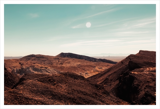 Desert at Red Rock Canyon State Park California USA Art Print by Timmy333