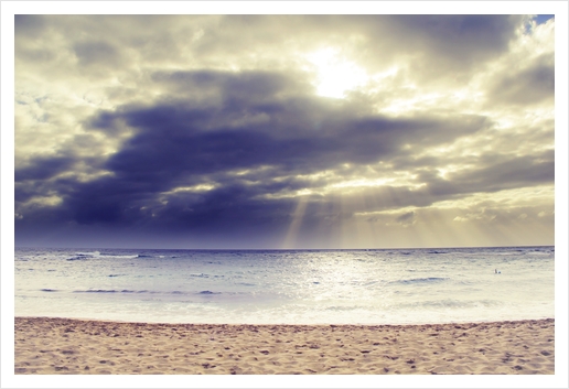 summer beach at Kauai, Hawaii, USA Art Print by Timmy333