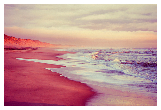 DREAM BEACH Art Print by DANIEL COULMANN