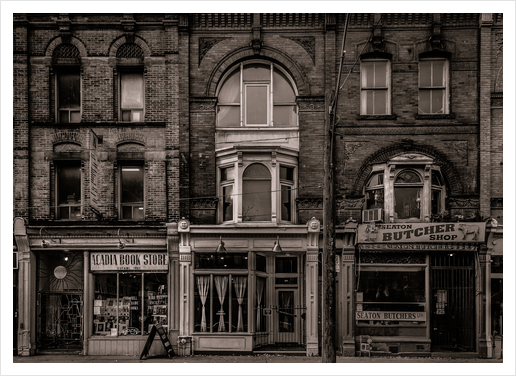 Books and Bistros and Butchers No 3 Art Print by The Learning Curve Photography