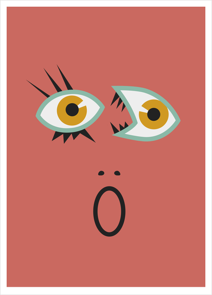 Eyegression! Art Print by Alex Xela