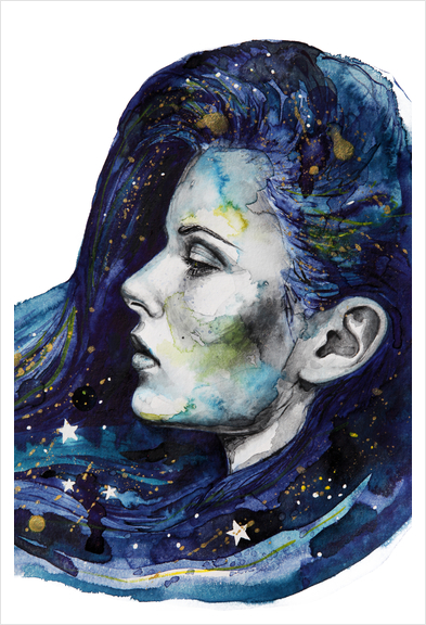 Starry Art Print by Nika_Akin