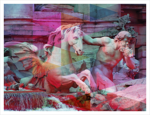 Trevi Fountain Art Print by Vic Storia