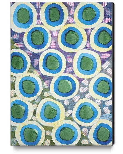 Four Directions Dot Pattern Canvas Print by Heidi Capitaine