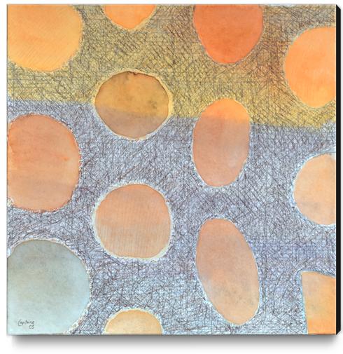 Illuminated Dots Canvas Print by Heidi Capitaine