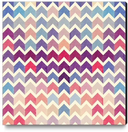 Lovely Chevron X 0.2 Canvas Print by Amir Faysal